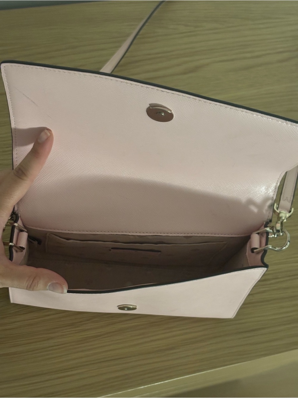 kate spade Blush Pink Leather Chain Shoulder Bag - Picture 4 of 4